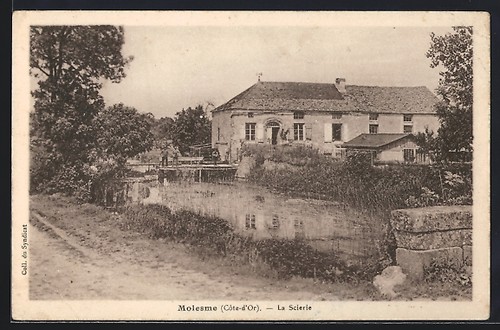 Cpa molesme côte la - molesme, /côte-d´or,
