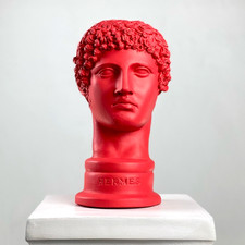 Buste pop art statue Hermès