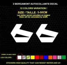 2 BERGAMONT BIKE autocollant
