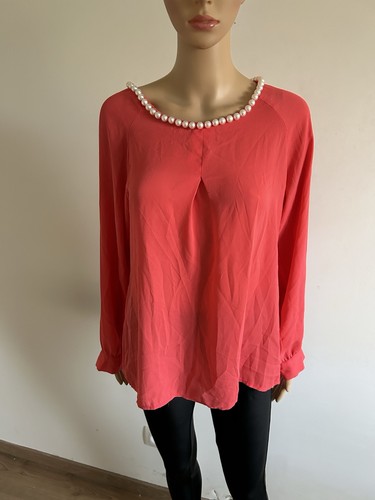 Blouse rose corail - , à