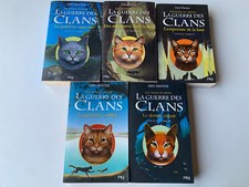 lot 5 livres série La Guerre des Clans CYCLE 4 - tomes 1 + 3 à 6 -Grands formats