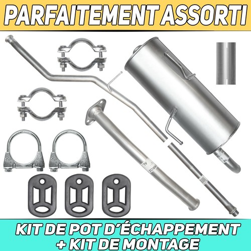 Kit pot échappement - kit, d’échappement