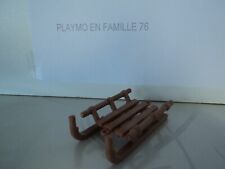 PLAYMOBIL vintage city sports d'hiver luge grande taille du set 3561 de 1980