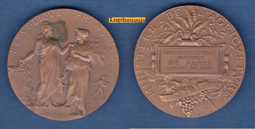 Médaille concours agricole - médaille,