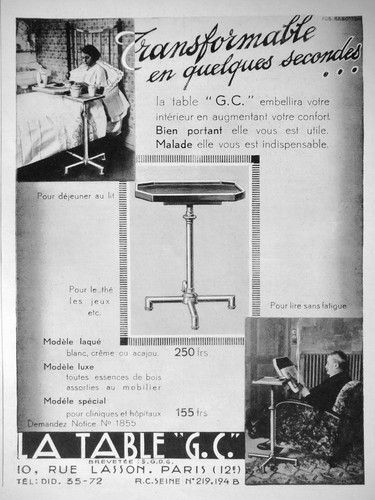 Publicité 1935 table c - publicitÉ,
