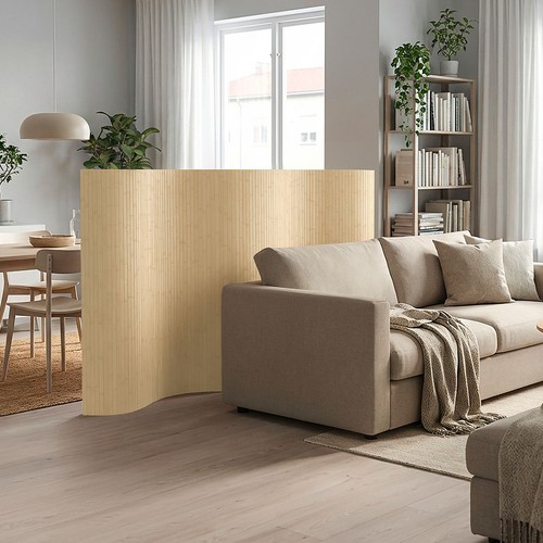 Paravent bambou natuel - , 145x250