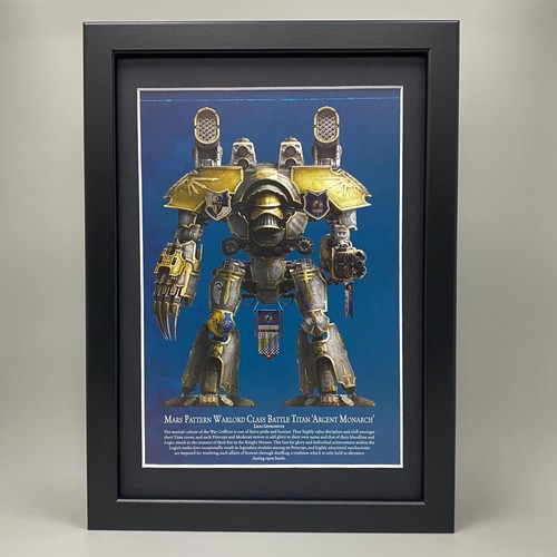 Adeptus titanicus art encadré - adeptus,