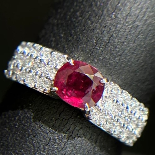 Bague large argenture - large,