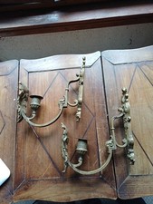 applique Murale ancienne bronze. Lot  de 2
