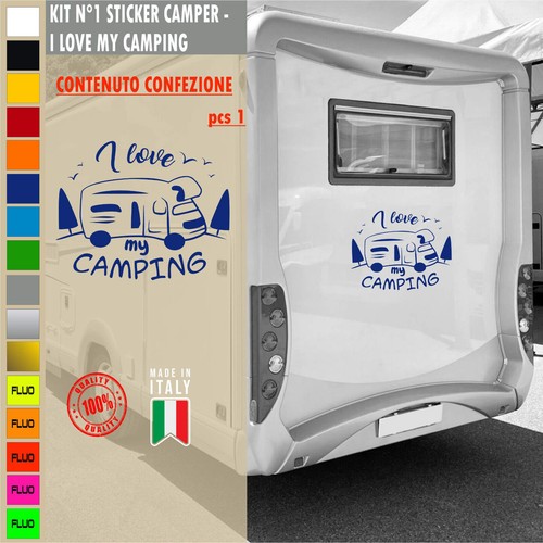 Autocollants camping car amo - autocollants,