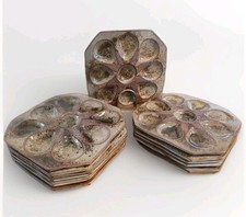 12 assiettes à huîtres