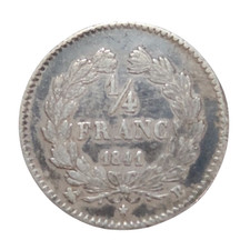 1/4 franc 1841 B Rouen Louis