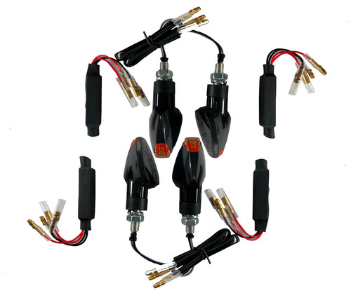Clignotants led noirs - 4,