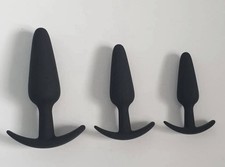 plug anal silicone Lot De 3