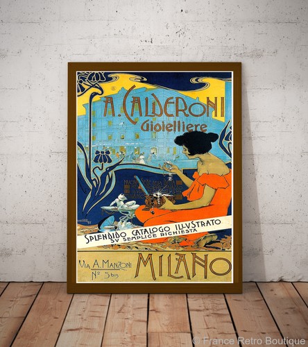 Affiche publicitaire vintage
