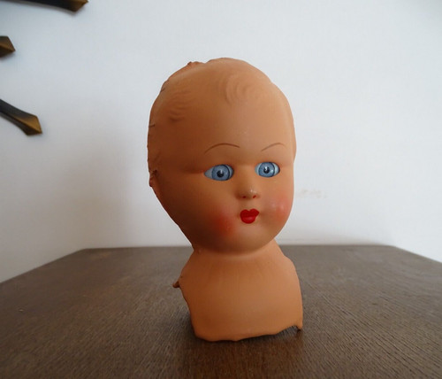 Tête poupée poupon - poupée,
