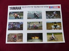 catalogue prospectus moto :  YAMAHA  YZ IT TT TY TZ PW YT YTM