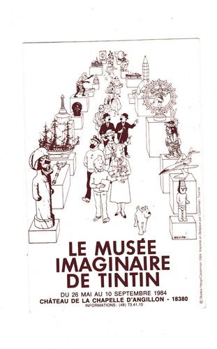 Herge tintin invitation - herge,
