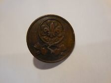 bouton de ceinture distinctif école scout flocons