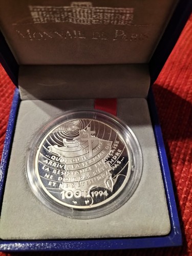 Pièce 100 francs - 100, argent