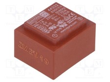 Transformateur: Revêtu 230VAC 125mA 44332 -Transformateurs 6V 6V 1,5VA 125mA
