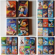 WALT DISNEY, Lot De 34 VHS Cassette Video Film Jeunesse Dessin Anime