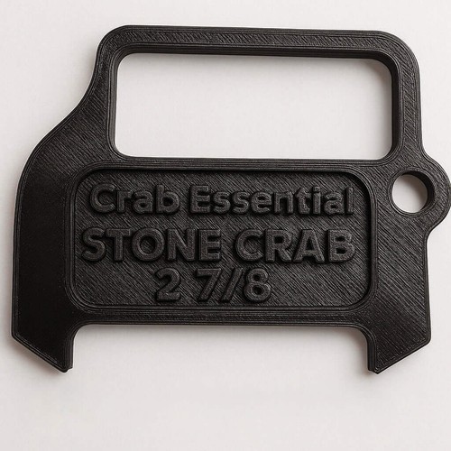 Stone crab claw gauge - stone,