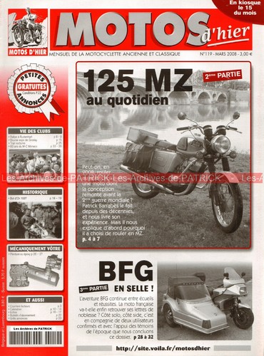 Motos hier 119 125 - 119, mz
