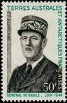 TERRES AUSTRALES N°46 "GENERAL DE GAULLE, EN TENUE 50 F." NEUF xx TTB