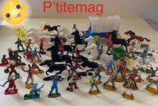 Lot Soldats cowboys Indiens