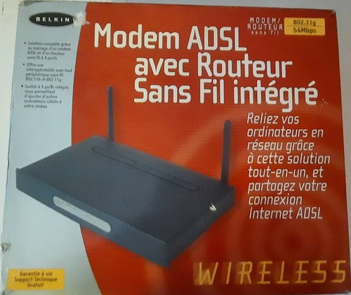Modem adsl belkin avec - , routeur