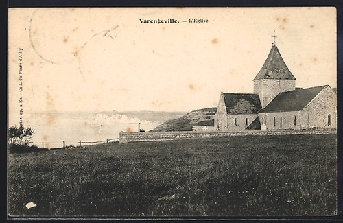 Cpa varengeville église - cpa, varengeville,