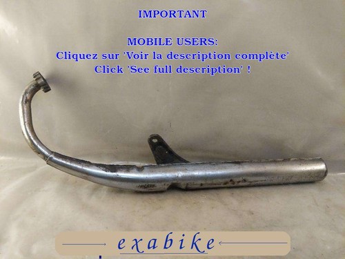 Pot echappement gauche - gauche, pour