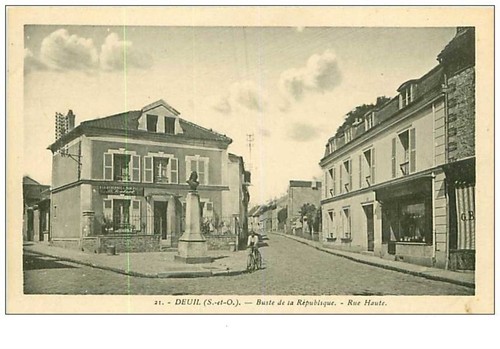 Deuil buste de la - de,