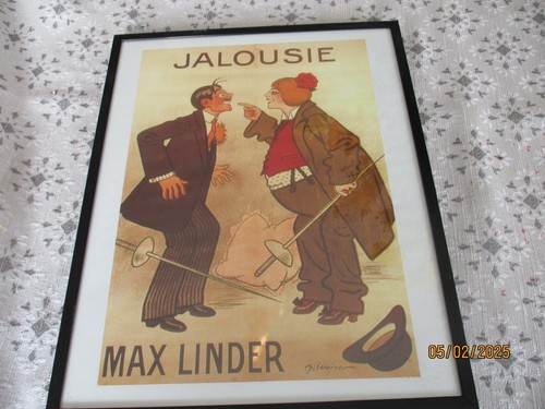 Affiche sous cadre jalousie - affiche,