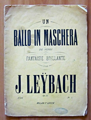 Verdi bal masqué - bal,