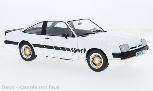 Opel manta sport blanc - blanc, 1980