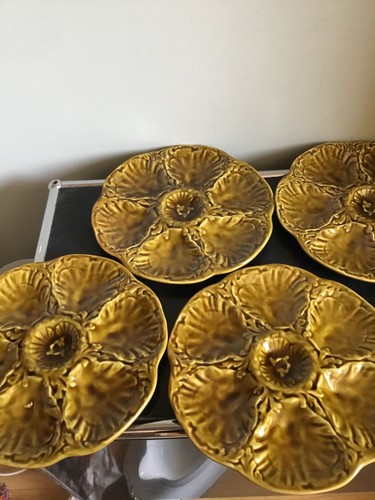 Lot assiettes à huitres - 6,