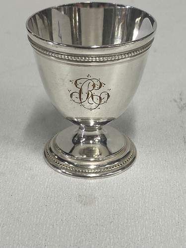 Christofle coquetier perles - -,