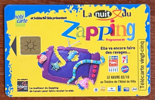 Telecarte 25u zapping - telecarte,
