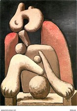 Art - Peinture - Pablo Picasso - Femme au fauteuil rouge - Carte Neuve - CPM - V