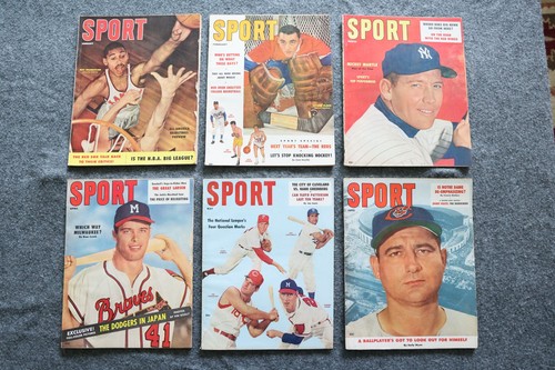 Sport magazine 1957 issues - magazine,