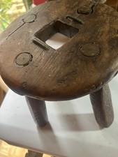 Tabouret de traite , Vers 1850, Art Populaire Brutaliste