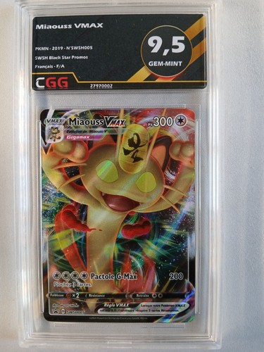 Carte pokémon miaouss vmax - carte,
