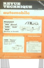 Revue Technique Automobile Peugeot 305 Ford Taunus 1300 à  2000  #407