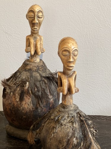 Art africain 2 hochets - africain,