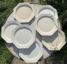 7 Assiettes à desserts - Perles - Creil et Montereau