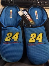 NASCAR Men's Blue Mesh Slip-On