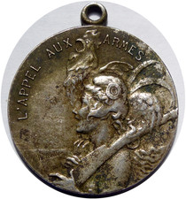 Médaille L'appel aux Armes par Willette