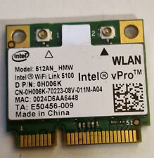Wi-Fi Mini PCIe Intel WiFi Link 5100 sans fil 0H006K de Dell E4200 E6400 E6500